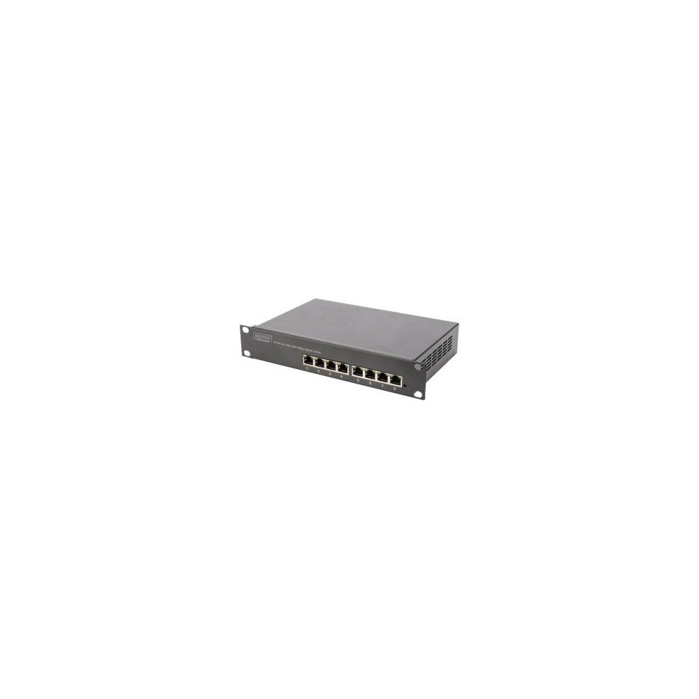 DIGITUS DN-80114 - Non gestito - Gigabit Ethernet (10/100/1000) - Full duplex - Montaggio rack