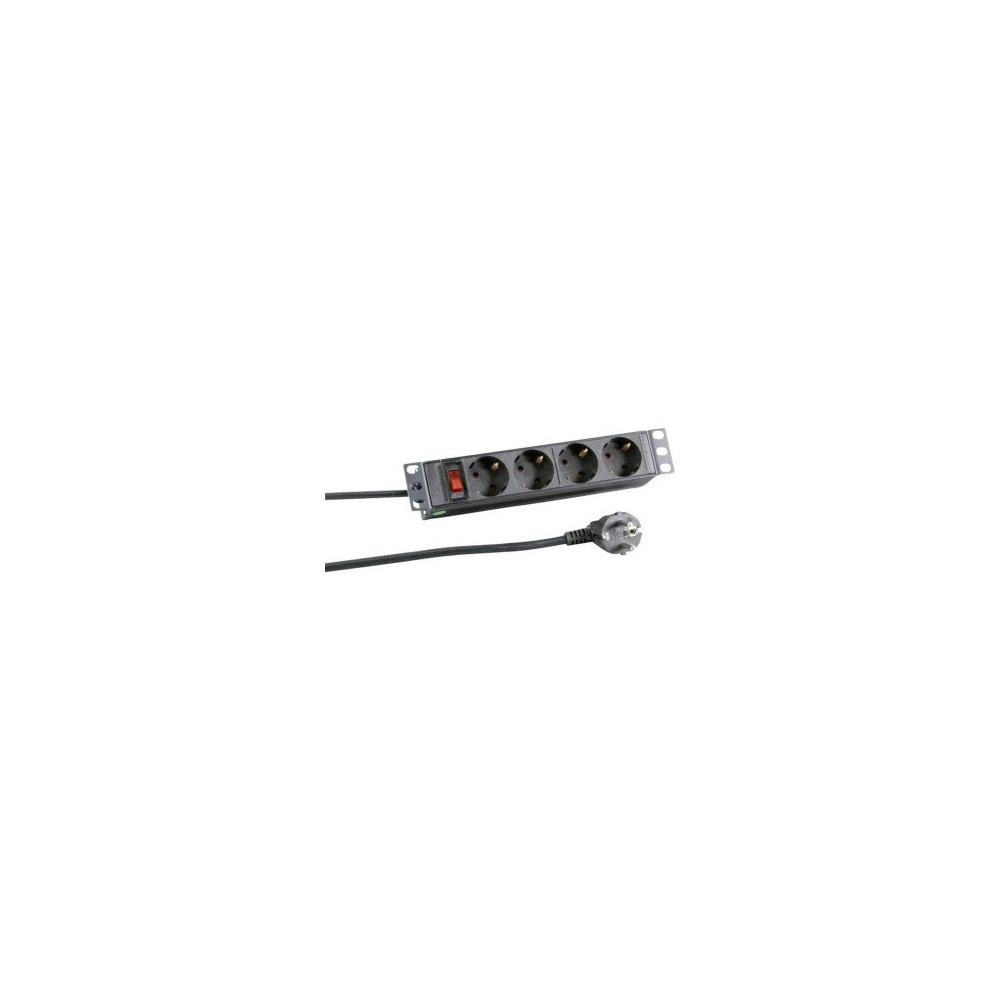 EFB Elektronik EK631DE.11 - 2 m - 4 presa(e) AC - Interno - Tipo C - IP20 - Nero