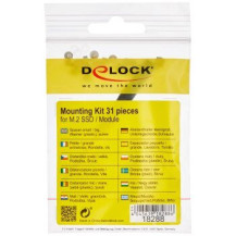 Delock 18288 - Nero - Acciaio inossidabile