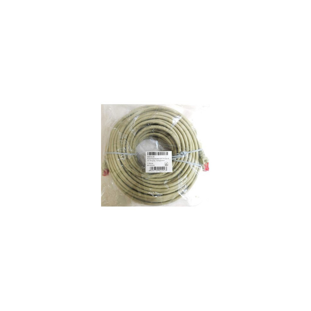 EFB Elektronik 25m Cat6 S/FTP - 25 m - Cat6 - RJ-45 - RJ-45 - Grigio