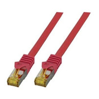 EFB Elektronik RJ45 Patchkabel S/FTP Cat.6A LSZH Cat.7 Rohkabel 15m rot - Cavo - Rete