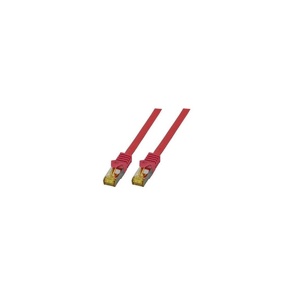 EFB Elektronik RJ45 Patchkabel S/FTP Cat.6A LSZH Cat.7 Rohkabel 15m rot - Cavo - Rete