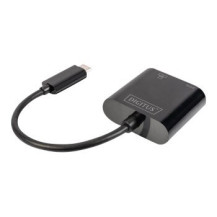 DIGITUS DN-3027 - USB Type-C - USB Type-C + RJ-45 - Nero