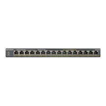Netgear GS316P - Non gestito - Gigabit Ethernet (10/100/1000) - Full duplex - Supporto Power over Ethernet (PoE) - Montaggio rac