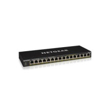 Netgear GS316P - Non gestito - Gigabit Ethernet (10/100/1000) - Full duplex - Supporto Power over Ethernet (PoE) - Montaggio rac