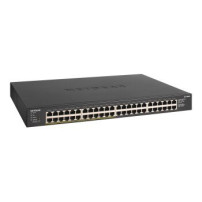 Netgear GS348PP - Non gestito - Gigabit Ethernet (10/100/1000) - Full duplex - Supporto Power over Ethernet (PoE) - Montaggio ra