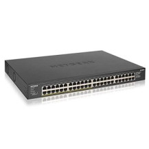 Netgear GS348PP - Non gestito - Gigabit Ethernet (10/100/1000) - Full duplex - Supporto Power over Ethernet (PoE) - Montaggio ra
