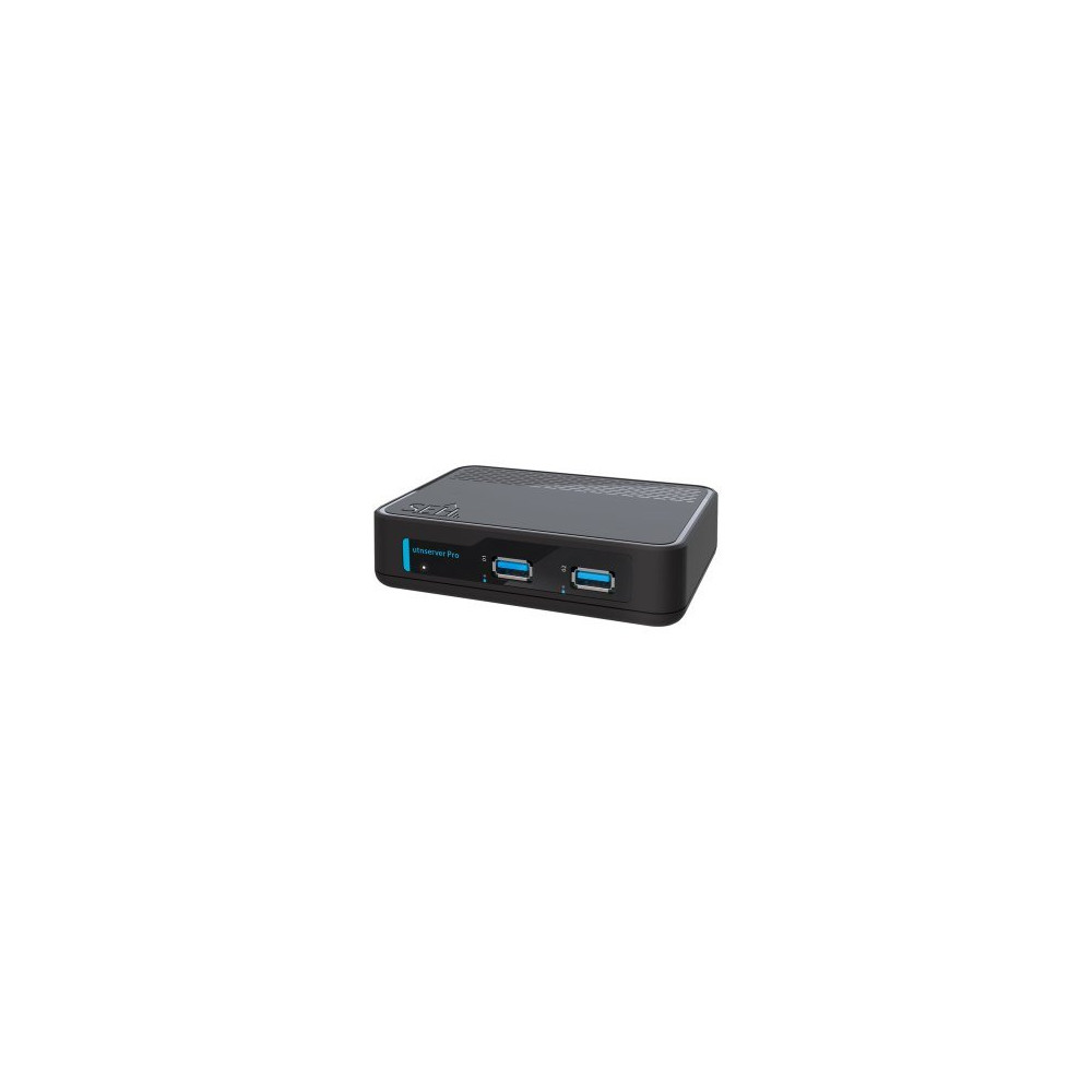 SEH utnserver Pro - Nero - LAN Ethernet - IEEE 802.1Q,IEEE 802.1x,IEEE 802.3,IEEE 802.3ab,IEEE 802.3u - 10,100,1000 Mbit/s - 802