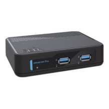 SEH utnserver Pro - Nero - LAN Ethernet - IEEE 802.1Q,IEEE 802.1x,IEEE 802.3,IEEE 802.3ab,IEEE 802.3u - 10,100,1000 Mbit/s - 802