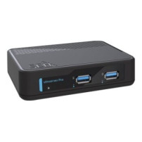 SEH utnserver Pro - Nero - LAN Ethernet - IEEE 802.1Q,IEEE 802.1x,IEEE 802.3,IEEE 802.3ab,IEEE 802.3u - 10,100,1000 Mbit/s - 802