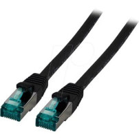 EFB Elektronik MK6001.3B - 3 m - Cat6a - S/FTP (S-STP) - RJ-45 - RJ-45 - Nero