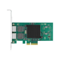 Delock 89021 - Interno - Cablato - PCI Express - Ethernet - 1000 Mbit/s - Nero - Verde - Metallico