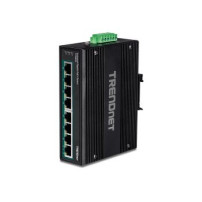 TRENDnet TI-PG80B - Gigabit Ethernet (10/100/1000) - Full duplex - Supporto Power over Ethernet (PoE) - Montabile a parete