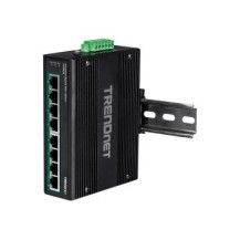 TRENDnet TI-PG80B - Gigabit Ethernet (10/100/1000) - Full duplex - Supporto Power over Ethernet (PoE) - Montabile a parete