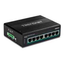 TRENDnet TI-PG80B - Gigabit Ethernet (10/100/1000) - Full duplex - Supporto Power over Ethernet (PoE) - Montabile a parete