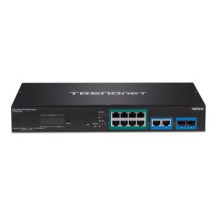 TRENDnet TPE-3012LS - Gestito - Gigabit Ethernet (10/100/1000) - Full duplex - Supporto Power over Ethernet (PoE) - Montaggio ra
