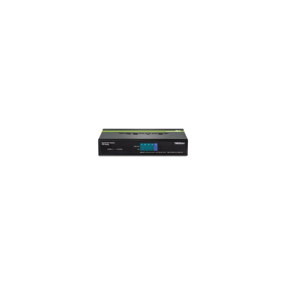 TRENDnet TPE-TG50g - Gigabit Ethernet (10/100/1000) - Full duplex - Supporto Power over Ethernet (PoE)