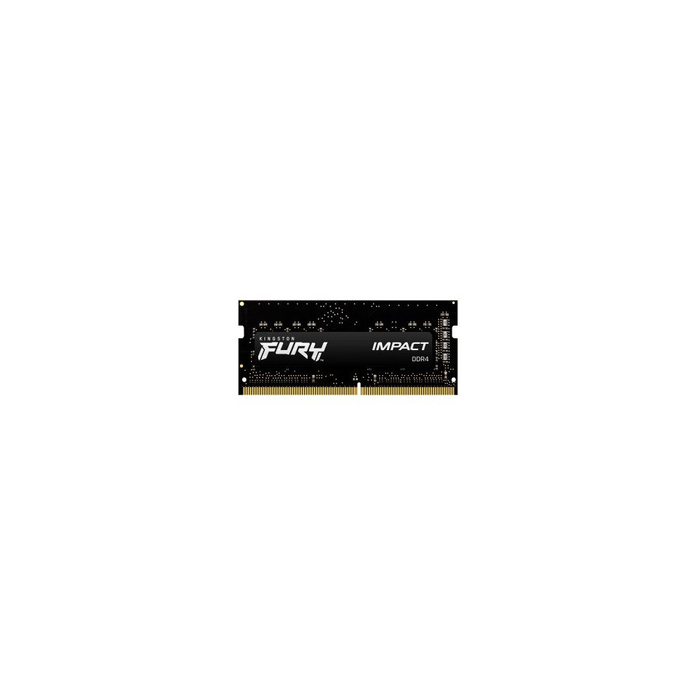Kingston Fury Impact - DDR4 - Kit - 16 GB 2 x 8 GB - SO DIMM 260-pin - 3200 MHz - 16 GB - DDR4