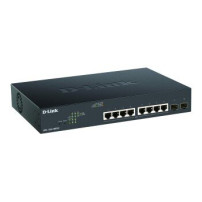 D-Link DGS-1100-10MPV2 Gestito L2 Gigabit Ethernet (10/100/1000) Supporto Power over Ethernet (PoE) 1U Nero