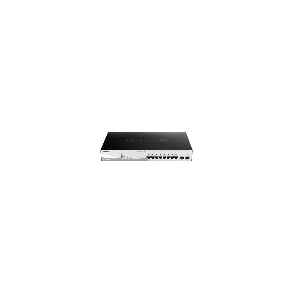 D-Link DGS-1210-10MP Gestito L2 Gigabit Ethernet (10/100/1000) Supporto Power over Ethernet (PoE) Nero, Grigio