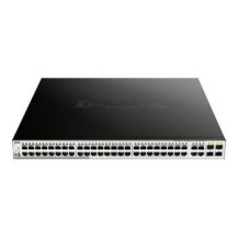 D-Link DGS-1210-52MP Gestito L2 Gigabit Ethernet (10/100/1000) Supporto Power over Ethernet (PoE) Nero, Grigio