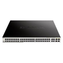 D-Link DGS-1210-52MP Gestito L2 Gigabit Ethernet (10/100/1000) Supporto Power over Ethernet (PoE) Nero, Grigio