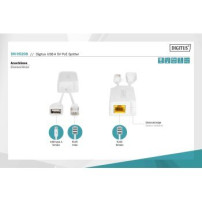 DIGITUS USB-A PoE Splitter 5V 2.5A