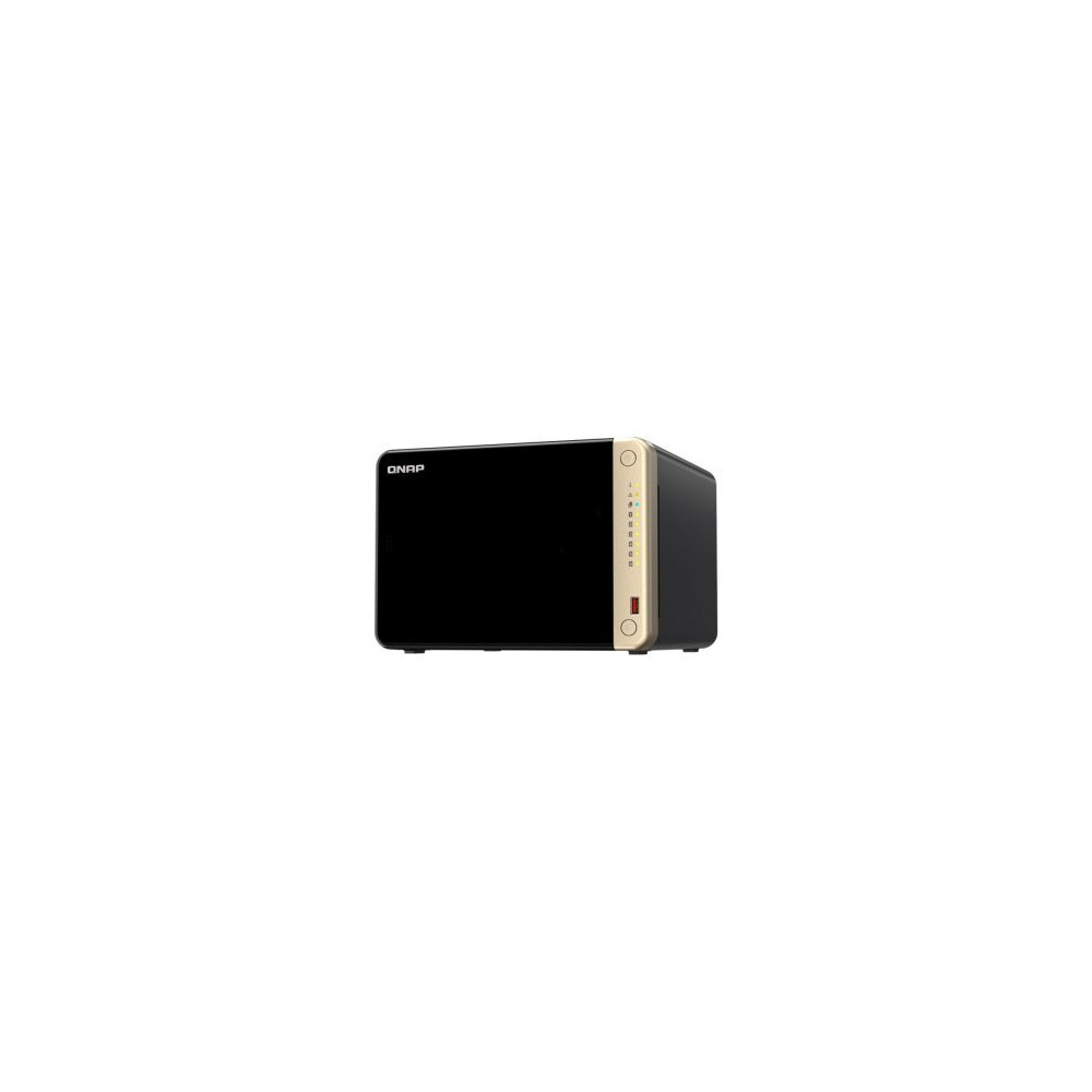 QNAP TS-664 NAS Tower Intel® Celeron® N5095 8 GB DDR4 0 TB QNAP QTS Nero, Bronzo