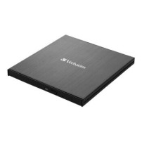 Verbatim 43889 - Nero - Vassoio - Desktop/Notebook - Blu-Ray RW - USB 3.1 Gen 1 - BD,BD-R,BD-R DL,CD,DVD