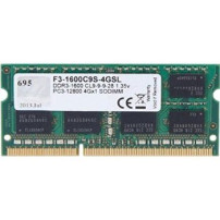 G.Skill 4GB DDR3-1600 - 4 GB - 1 x 4 GB - DDR3 - 1600 MHz - 204-pin SO-DIMM