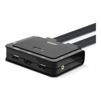 Lindy 42340 - USB - USB - HDMI - 1920 x 1080 Pixel - Nero - 1,5 m