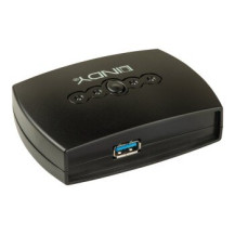 Lindy 43144 - USB di tipo B - 5000 Mbit/s - Nero