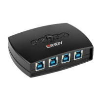 Lindy 43144 - USB di tipo B - 5000 Mbit/s - Nero
