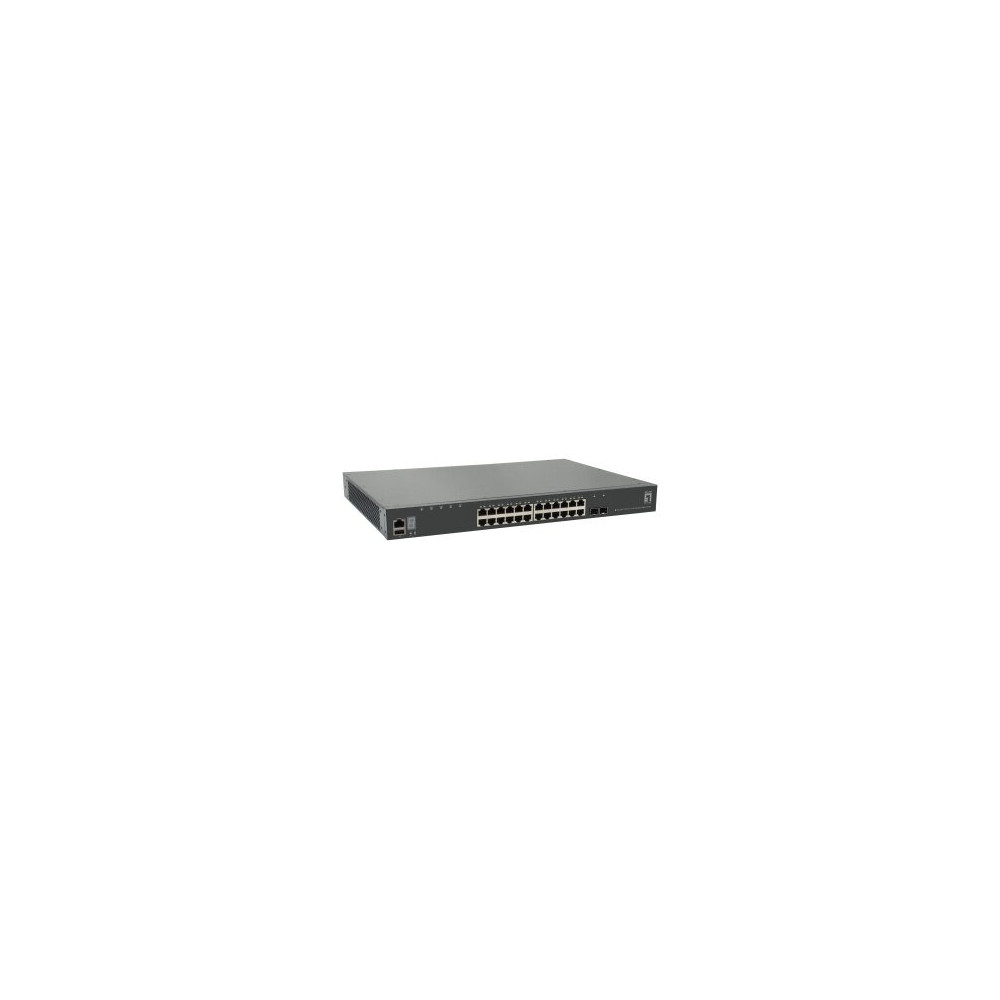 LevelOne GTL-2881 - Gestito - L3 - Gigabit Ethernet (10/100/1000) - Full duplex - Montaggio rack
