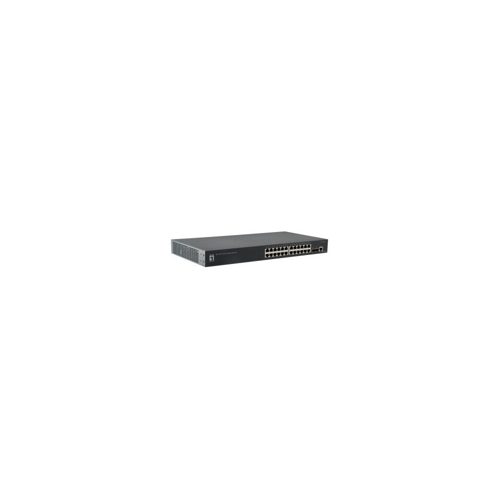 LevelOne GTL-2661 switch di rete Gestito L2 Gigabit Ethernet (10/100/1000) Nero