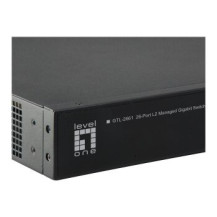 LevelOne GTL-2661 switch di rete Gestito L2 Gigabit Ethernet (10/100/1000) Nero