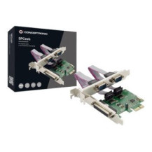 Conceptronic SPC01G - PCIe - Parallelo - RS-232 - PCIe 1.1 - Verde - Cina - 2,5 Gbit/s