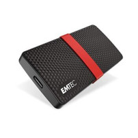 EMTEC X200 - 512 GB - USB tipo-C - 3.2 Gen 1 (3.1 Gen 1) - 450 MB/s - Nero - Rosso