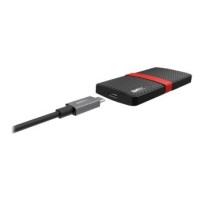EMTEC X200 - 1000 GB - USB tipo-C - 3.2 Gen 1 (3.1 Gen 1) - 450 MB/s - Nero - Rosso