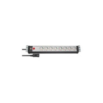 Brennenstuhl 1156057128 - 3 m - 8 presa(e) AC - Interno - Gestito - Nero - 90 mm