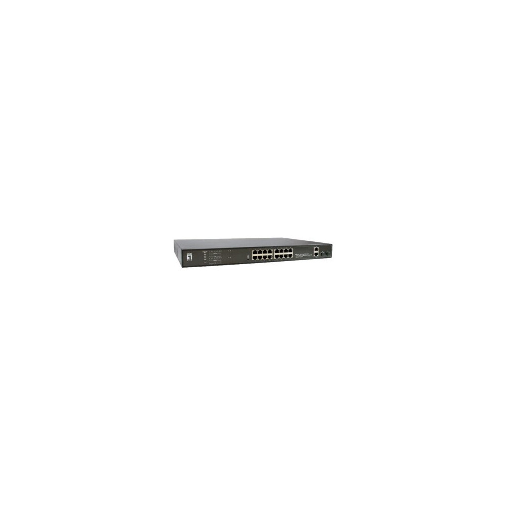 LevelOne Switch 20x GE GEP-2021 270W 16xPo