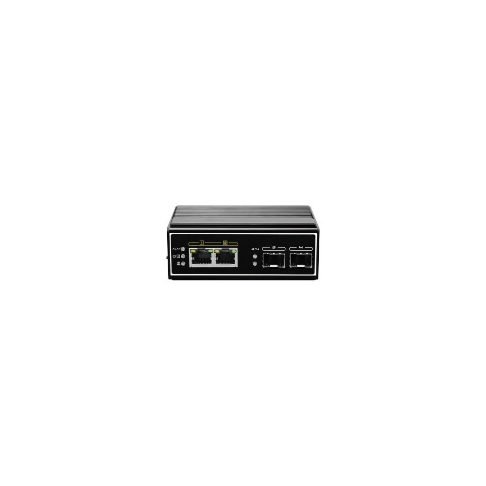 LevelOne Switch 4 Port Gigabit PoE DIN-Rail -40°C to 75°C - Interruttore - 1 Gbps