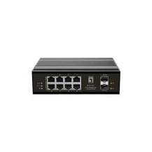 LevelOne Switch 10Port Gigabit PoE DIN-Rail -40°C to 75°C - Interruttore - 1 Gbps