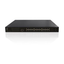 LevelOne Switch 28x GE GEP-2861 4xGSFP 390W 24xPoE