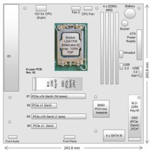 Kontron K3843-B MB B660 (Intel, 12GEN, DDR5, Micro-ATX)