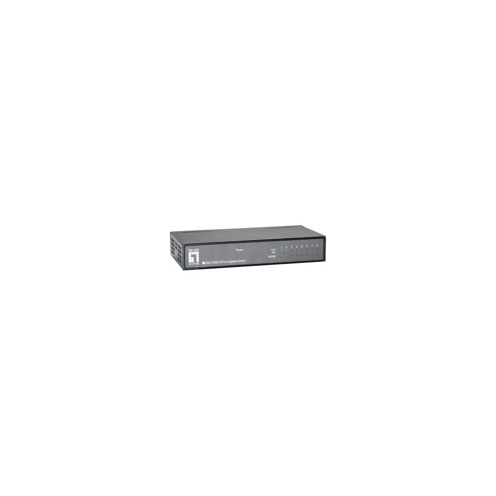 LevelOne Switch 8x GE GEU-0822