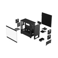Fractal Design Pop Silent - Tower - ATX - Pannello laterale con finestra (vetro temperato)