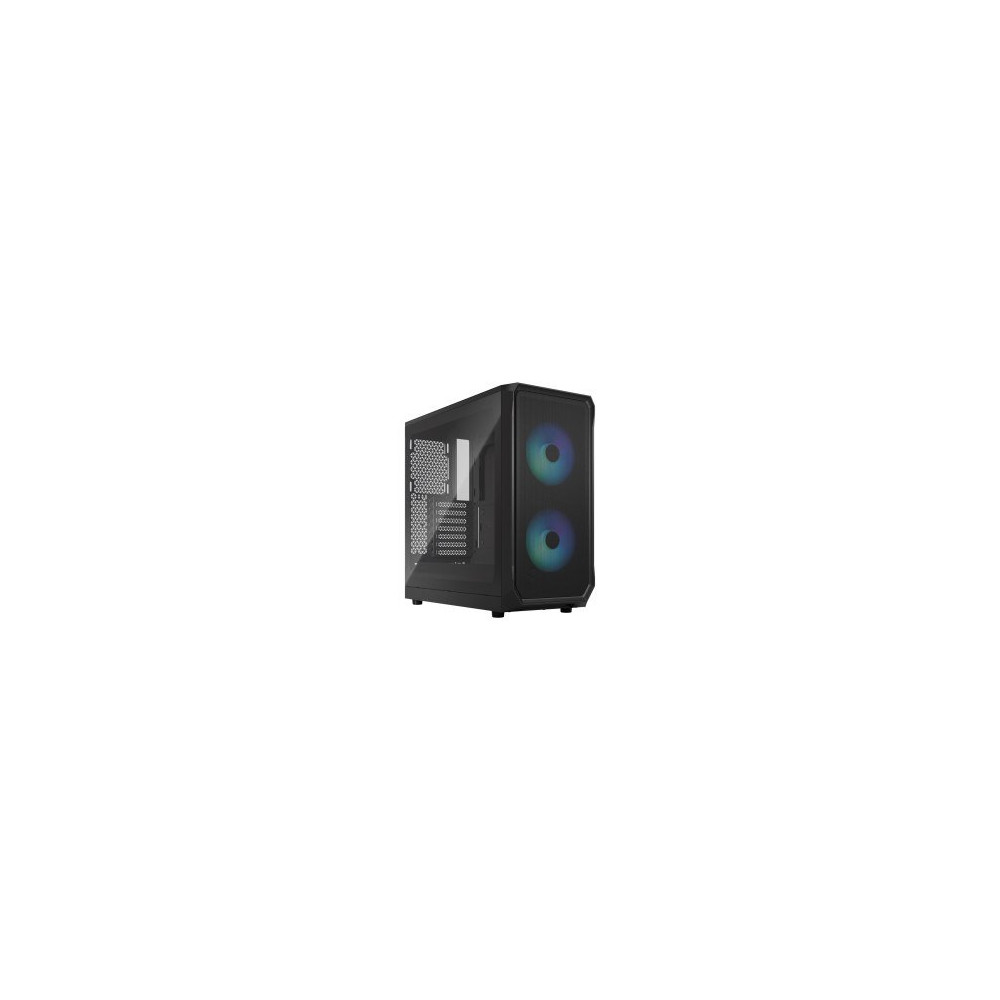 Fractal Design Focus 2 RGB - Tower - ATX - Pannello laterale con finestra (vetro temperato)