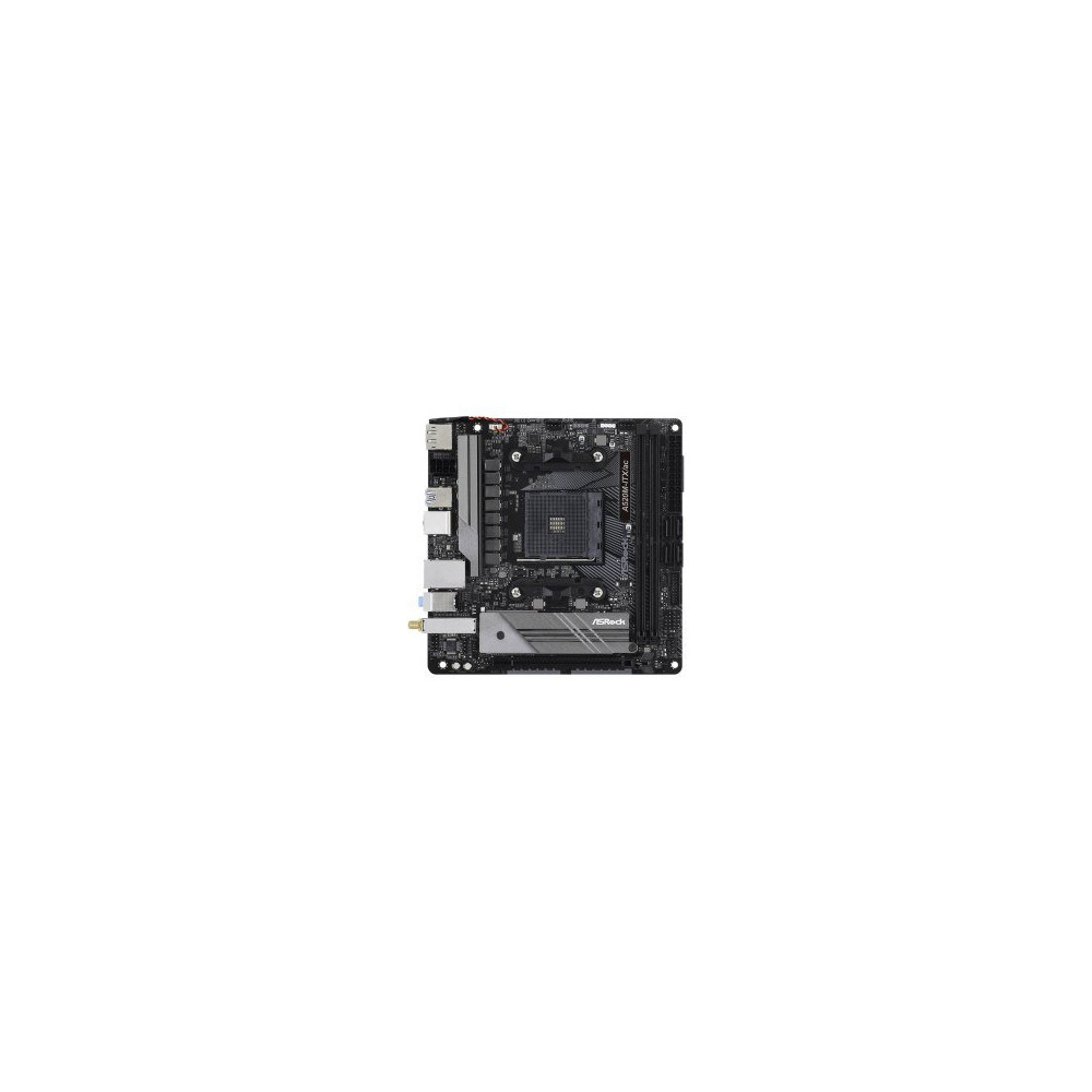 ASRock A520M-ITX/ac - Motherboard - Mini-ITX - Socket AM4 - AMD A520 Chipsatz - USB-C Gen1, USB 3.2 Gen 1 - Gigabit LAN, Wi-Fi,
