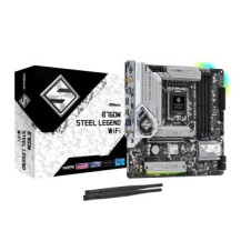 ASRock B760M Steel Legend WiFi - Scheda madre - micro ATX - Presa LGA1700 - Chipset B760 - USB-C 3.2 Gen2, USB 3.2 Gen 2, USB 3.